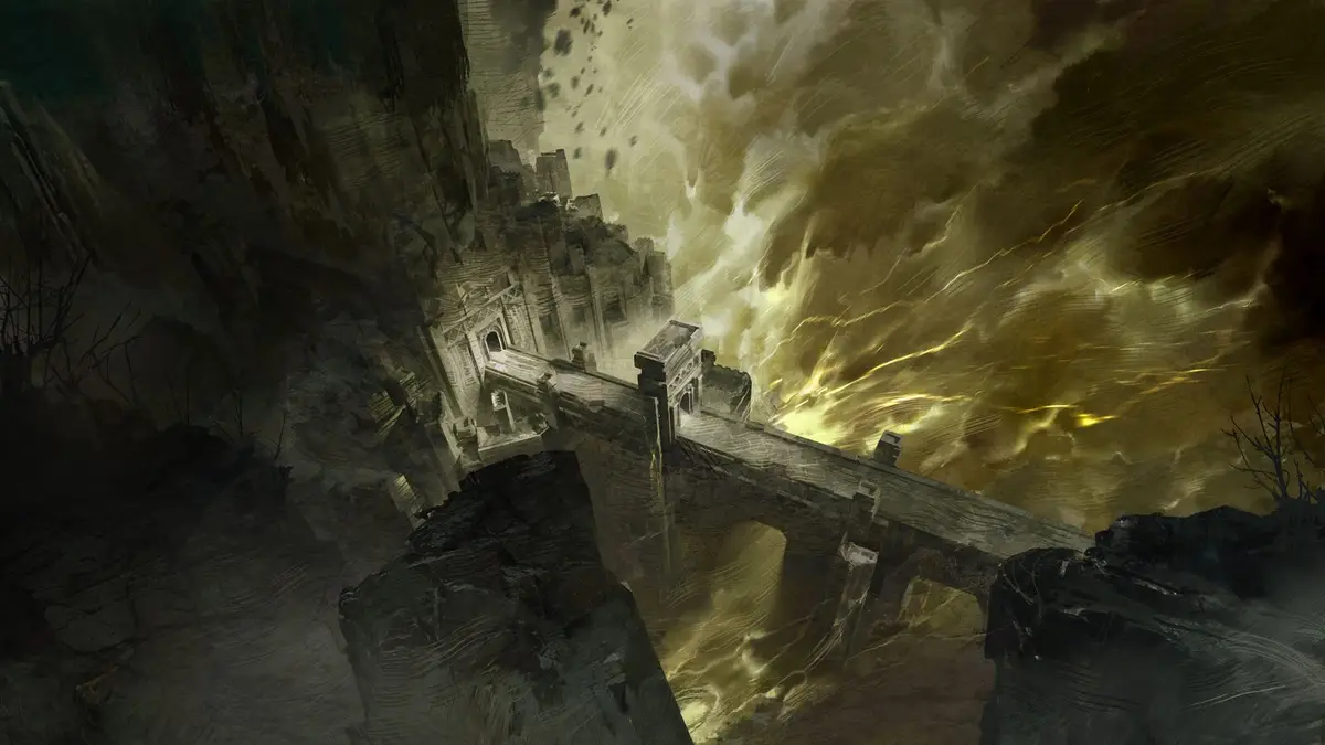 Mistfall Hunter lore artwork